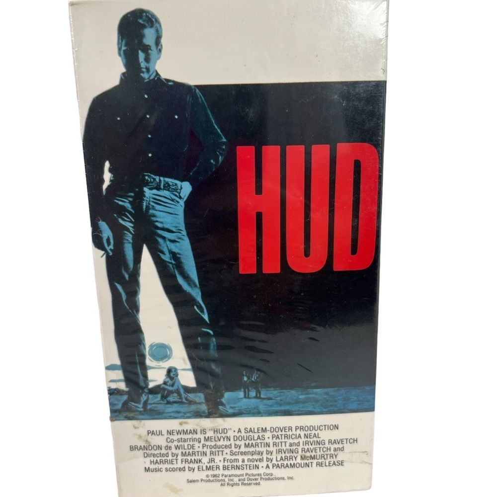 Paul Newman in Hud VHS Movie Vintage Academy Award Winning Big Screen